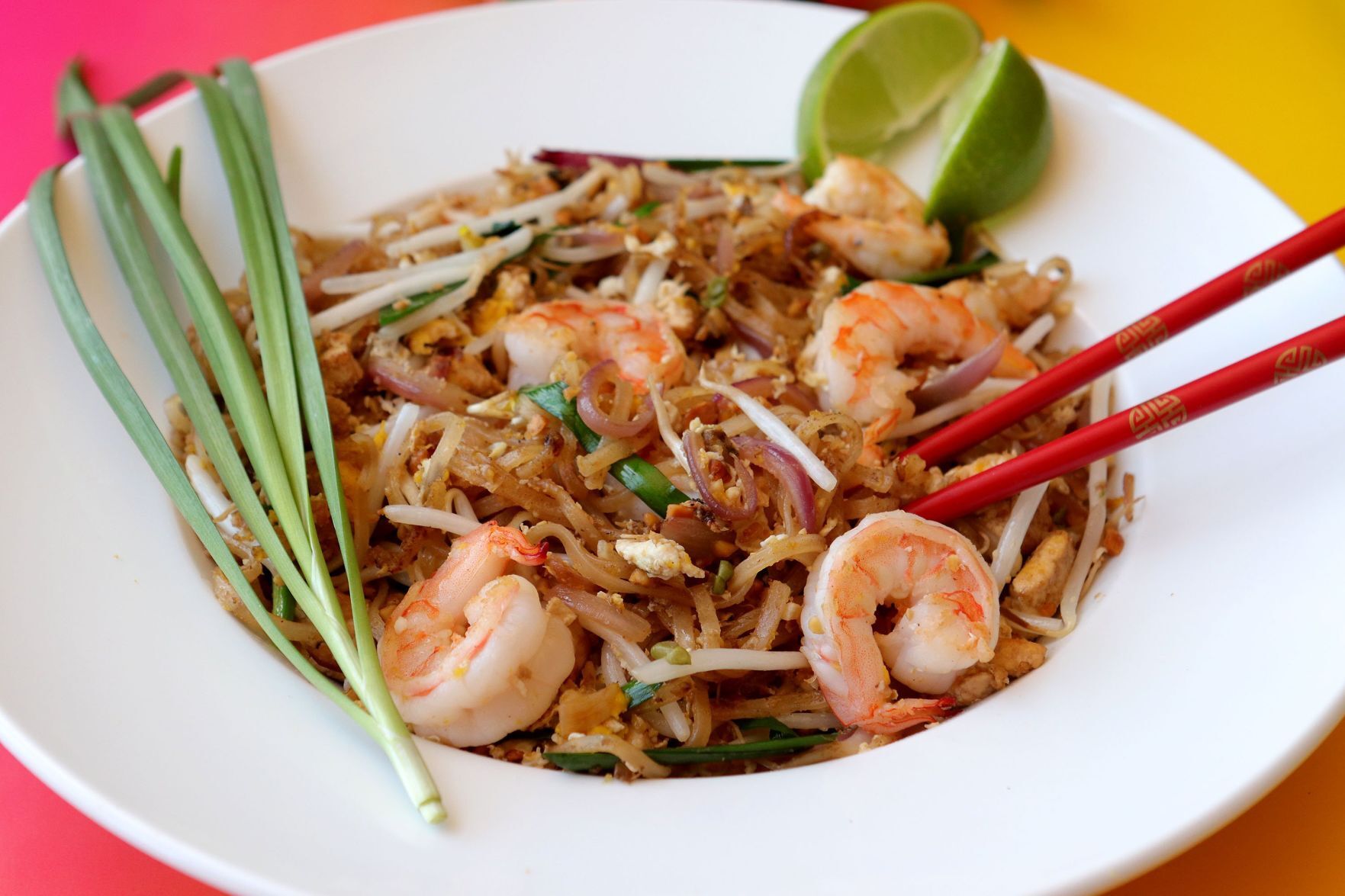 Pad Thai with shrimp